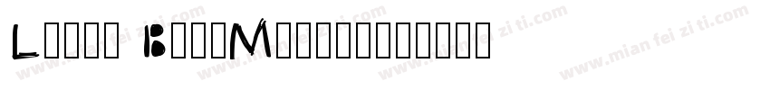 Limon BoldMarker字体转换